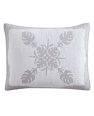 Budget Molokai Embroidered Sham, King