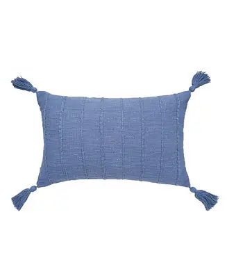 Bargain Constance Denim Pillow, 14" x 22"