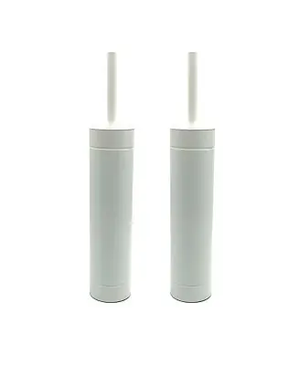 Toilet Bowl Cleaning Brush, Slim Design, Stainless-Steel Holder, Fingerprint-Proof, Rust resistant - 2 Pack Instant Buy
