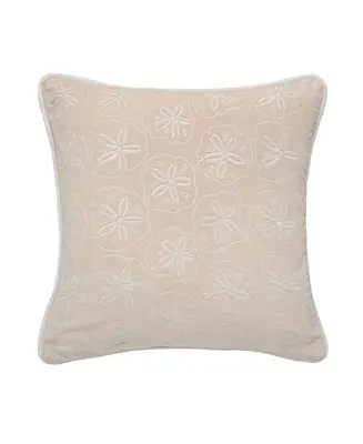 Sand Dollar Velvet Accent Pillow Decor Professional Grade