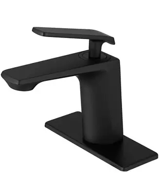 Next Day Delivery Single Hole Single-Handle Bathroom Faucet in Matte Black