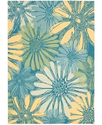 Popular Backyard BAC022 7'9" x 10'10" Outdoor Area Rug