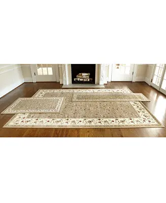 CLOSEOUT! Area Rug Set, Roma Collection 3 Piece Set Floral While Supplies Last