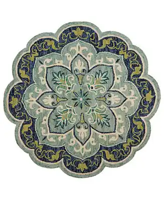 Editor’s Pick Radiance RDC-077 4' x 4' Round Area Rug