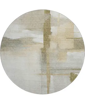 Ravenna Washable RN9 8'x8' Round Area Rug Same Day Shipping