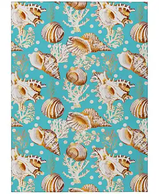 Hassle-Free Returns Seabreeze Washable SZ6 10'x14' Area Rug