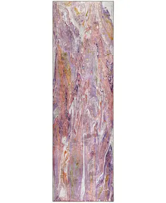 Kikiamo Washable KK6 2'3" x 7'6" Runner Area Rug Place Order