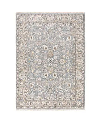 High Quality Maharaja 70E Blue and Ivory 2' x 3' Area Rug