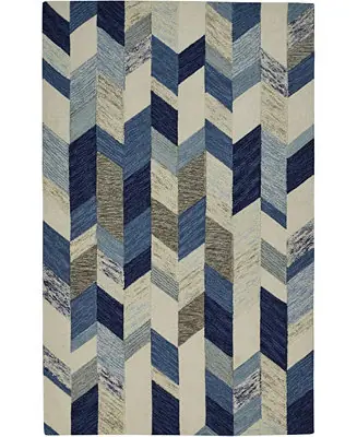 Hot Picks Arazad R8446 Blue and Ivory 2' x 3' Area Rug