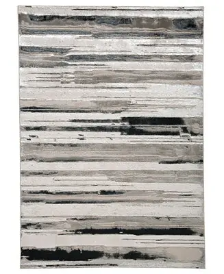 Genuine Micah R3049 Silver 5' x 8' Area Rug