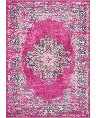 Zeal ZEA03 5'3" x 7'3" Area Rug Money Back Guarantee
