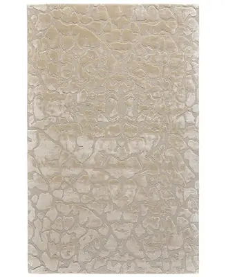 Mali R8629 Ivory 3'6" x 5'6" Area Rug Budget
