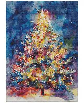 Holiday Washable Indoor/Outdoor ACN1806 10'x14' Area Rug New Release