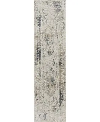 CLOSEOUT! Abbey KL00 Ivory 2'6" x 4' Runner Rug Exclusive Offer