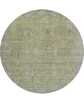 Solace Washable SL11 8'x8' Round Area Rug Secure Checkout