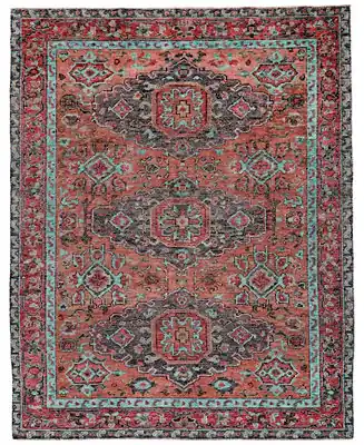 Piraj R6452 Rust 2' x 3' Area Rug Big Sale