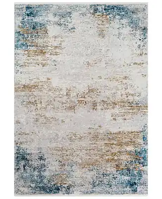 Solar SOR-2301 Sky Blue 9'6" x 13' Area Rug Deal