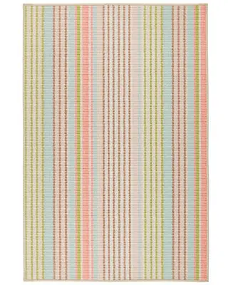 Ana Ticking Machine Washable DA2030 5'x8' Area Rug Sale