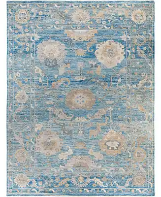 Clearance Colorful Oushak M1945 9'x11'10'' Area Rug