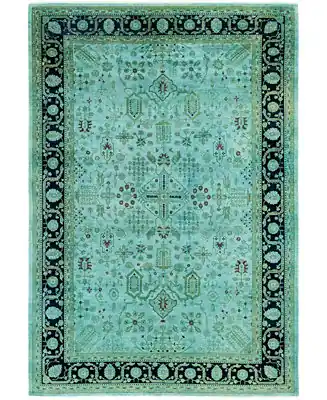 Fine Vibrance M1381 6'1"x8'10" Area Rug Flash Sale