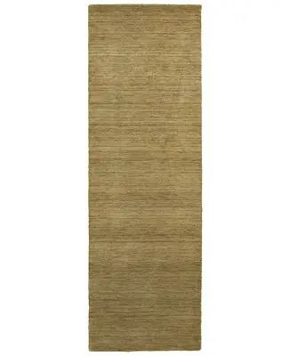 Limited Edition Aniston 27110 Gold/Gold 2'6" x 8' Runner Area Rug