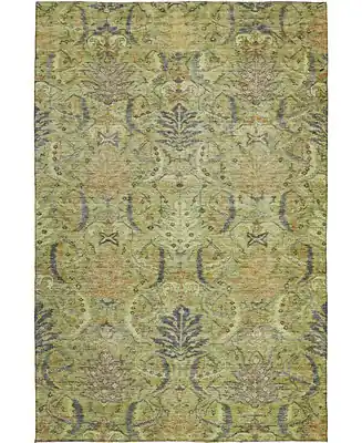 Solace Washable SL7 5'x7'6" Area Rug Handmade