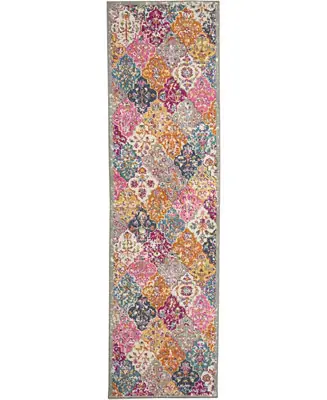 Zeal ZEA21 Multi 2'2" x 7'6" Runner Rug Must Have