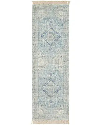 Zainab ZAI-2304 Mist 2'6" x 8' Runner Area Rug Shop Now