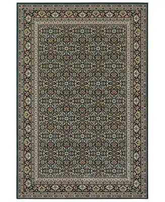 CLOSEOUT! Kashan 180L Navy/Multi 7'10" x 10'10" Area Rug Mega Sale