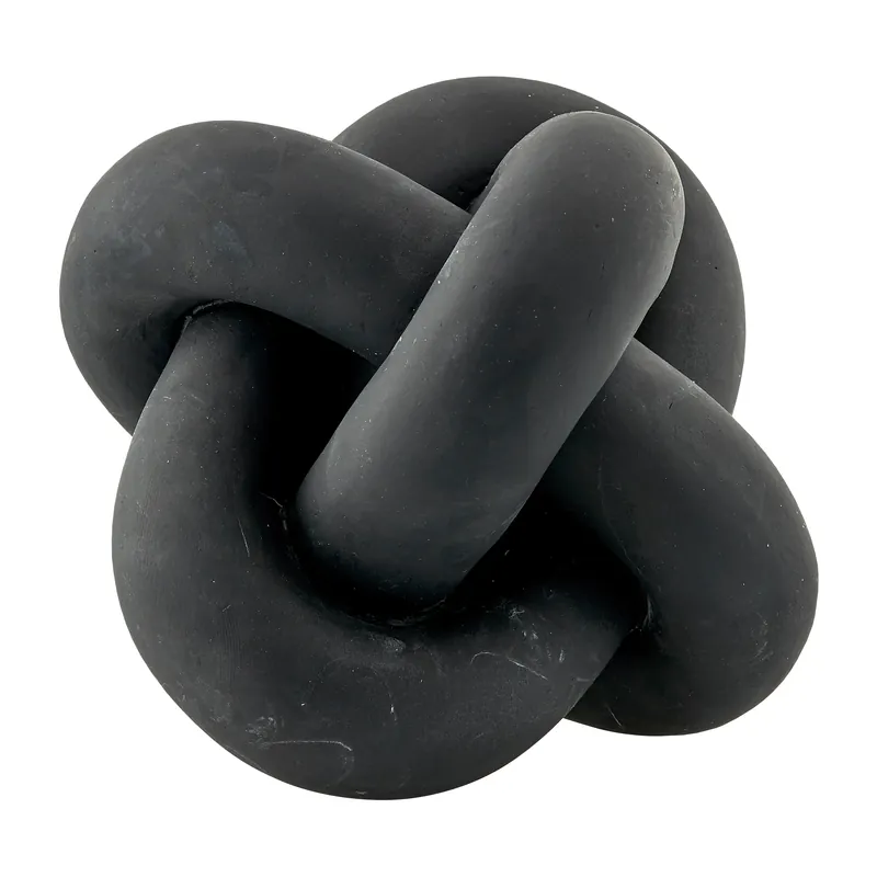 Reduced Price Serafina decorative knot 13 cm, Black