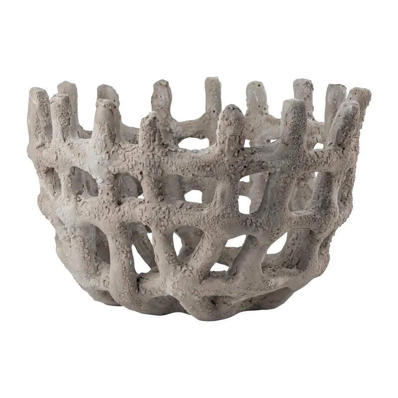 Free Returns Art Piece braided basket, Black
