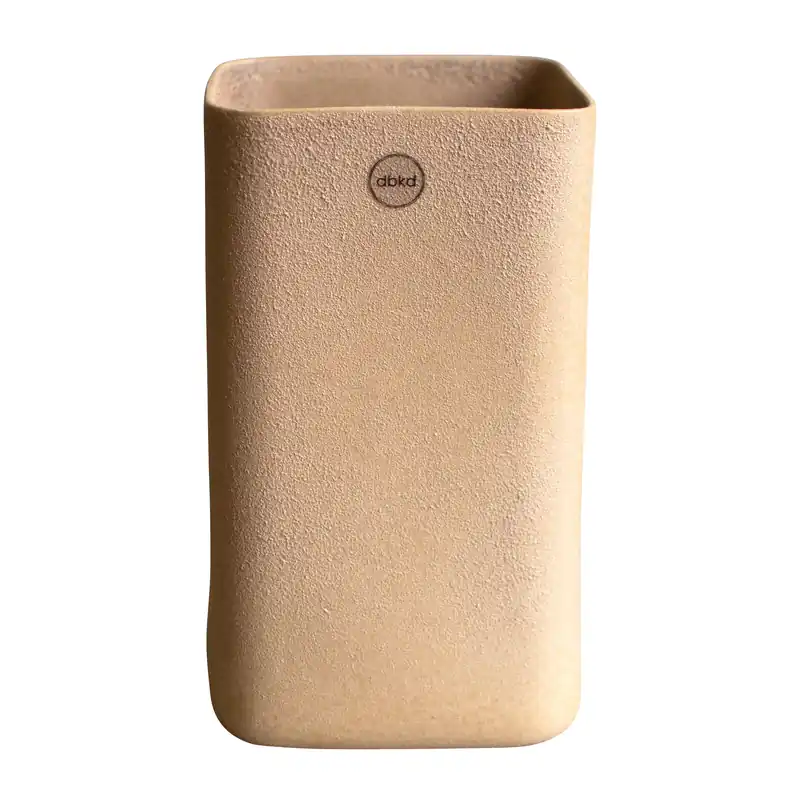 Cube flower pot large Ø13 cm, Sand Seasonal Sale