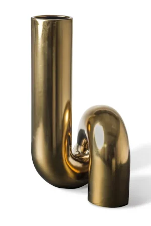 Yourtube vase 37 cm, Gold Express Delivery