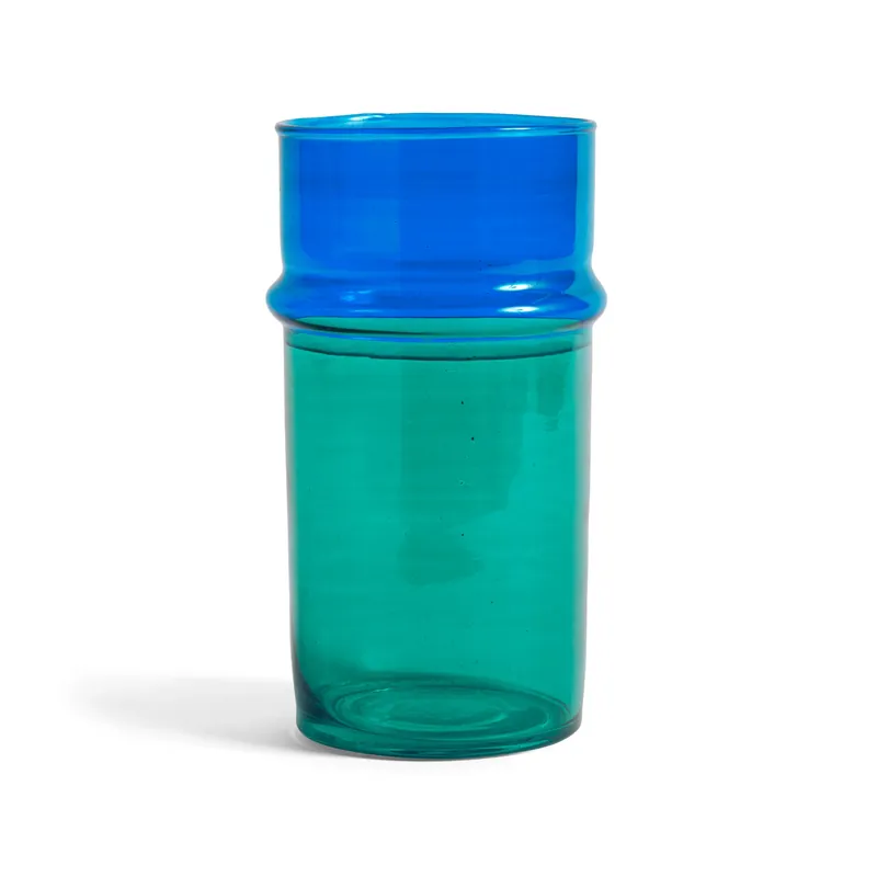 Moroccan vase L, Blue-green Original