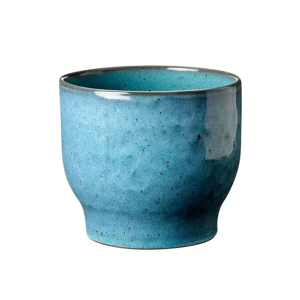 Knabstrup outdoor flower pot Ø12.5 cm, dusty blue Free Delivery