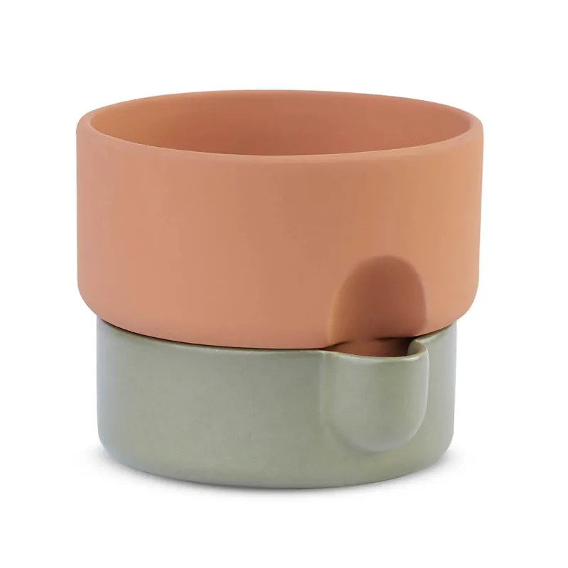 Worldwide Shipping Oasis self-watering flower pot medium Ø20,5 cm, Terracotta-green