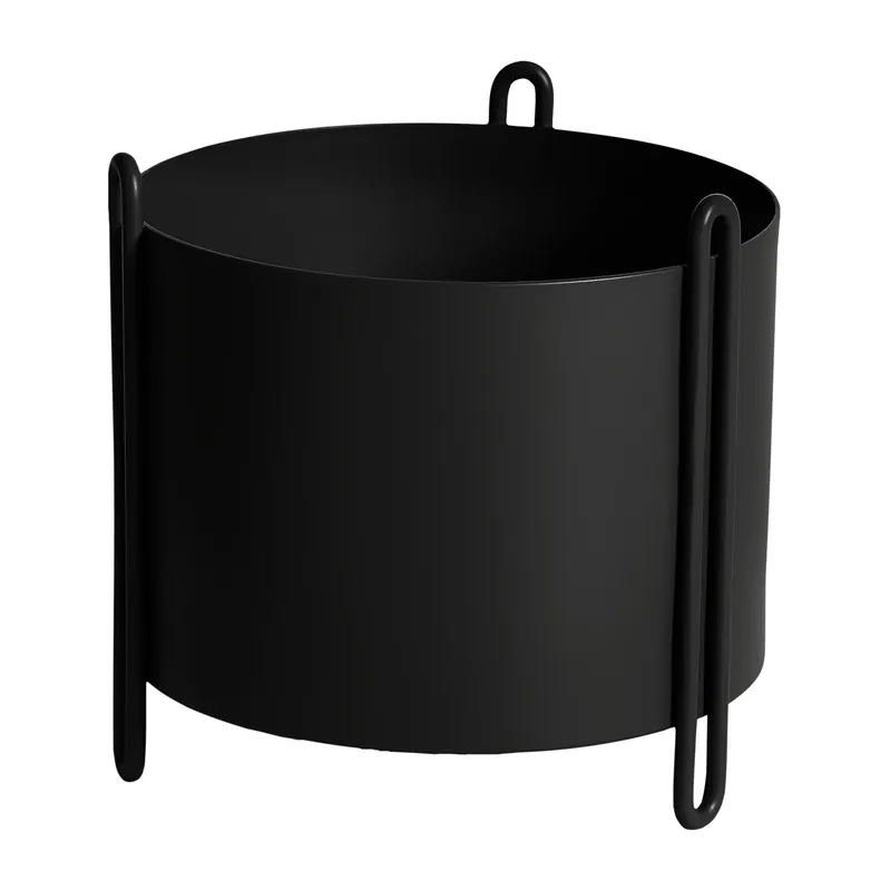 Instant Buy Pidestall flower pot small Ø15 cm, grey