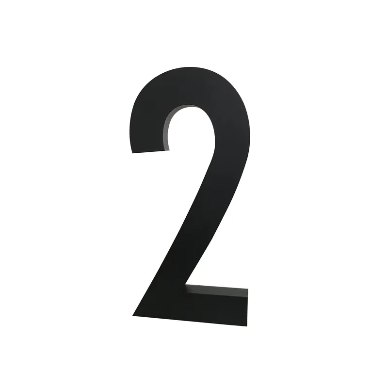 Free Shipping Design Letters numbers aluminum 50 mm, 7