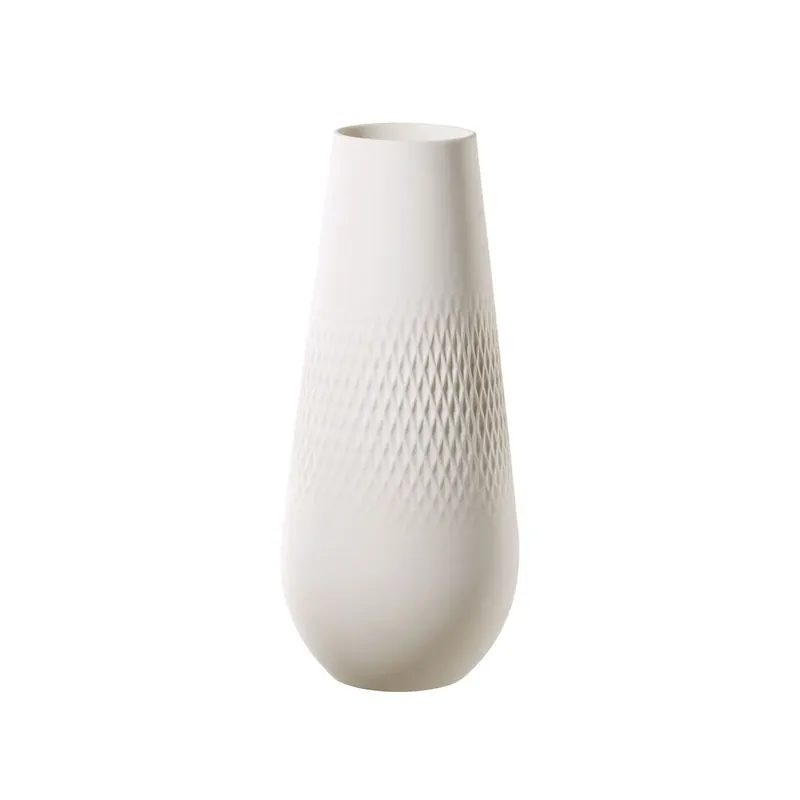 Collier Blanc Carre vase, high Premium