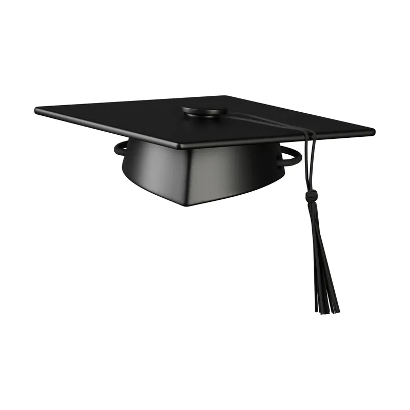 Crafted Kay Bojesen graduation cap for monkey small, Black