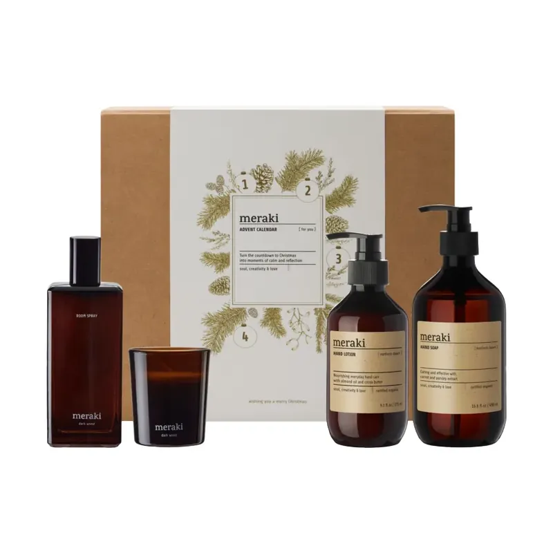 Meraki Gift Set Advent Calendar, Dark wood, Northern dawn Best Choice