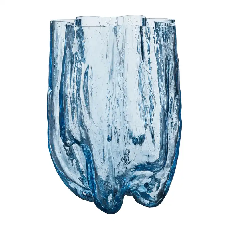 Crackle vase 37 cm, Clear Today Only