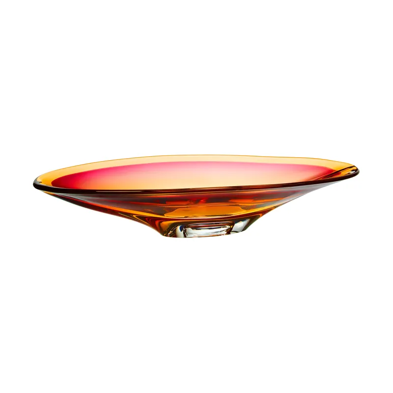Free Shipping Vision saucer Ø52.5 cm, Pink-bärnsten