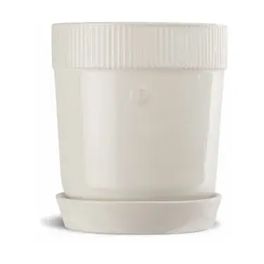 Popular Elise herb pot Ø11 cm, White