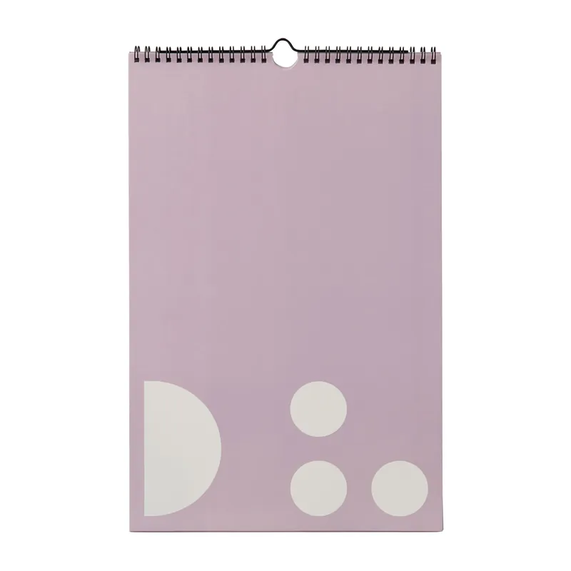 Best Choice Design Letters monthly calendar, Cobalt blue