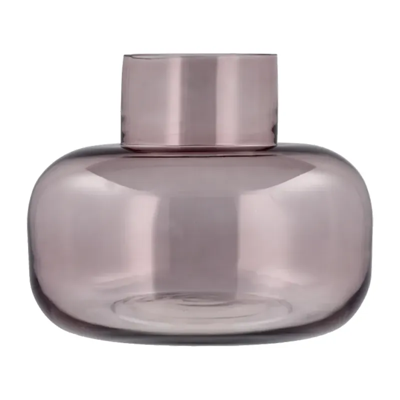 Kehl glass vase Ø24.8, Light red Markdown