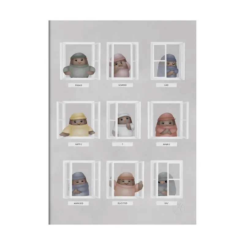 My feelings poster, 30x40 cm Express Delivery