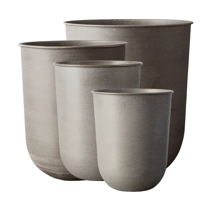 Out flower pot 4 pieces, Beige Holiday Sale