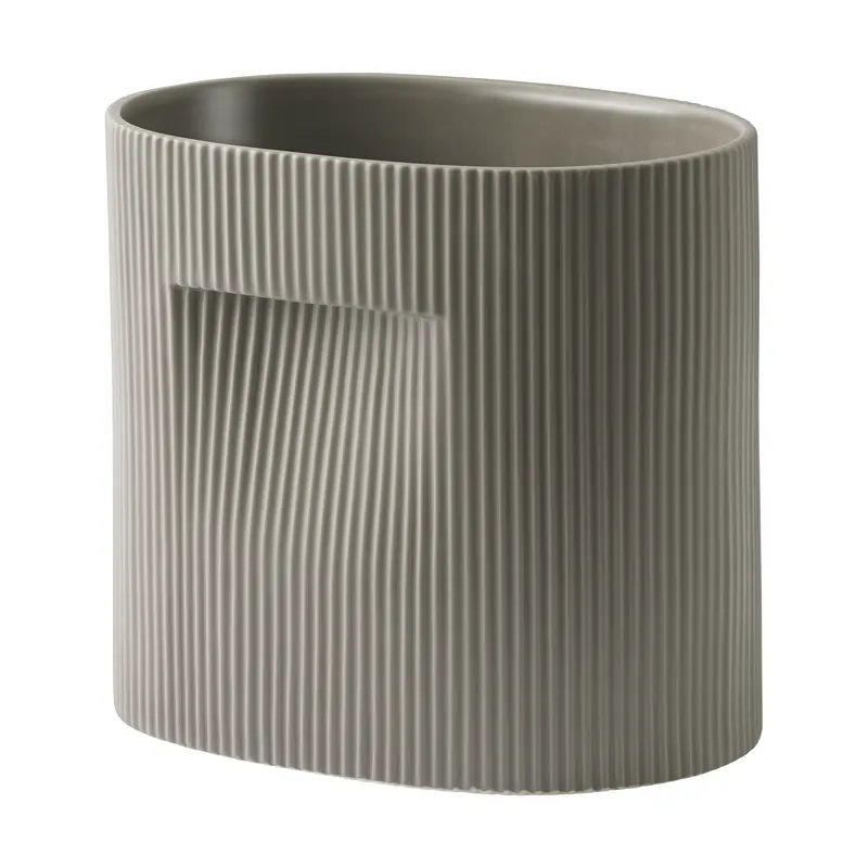 Ridge flower pot 24 cm, Beige Seasonal Sale