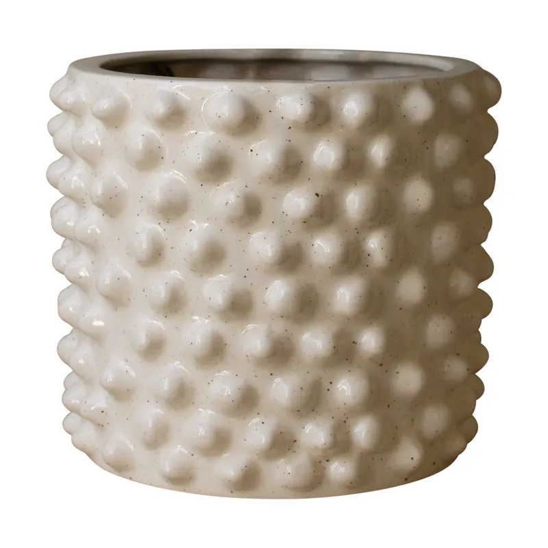 Cloudy flower pot vanilla, Mini Ø15 cm Affordable